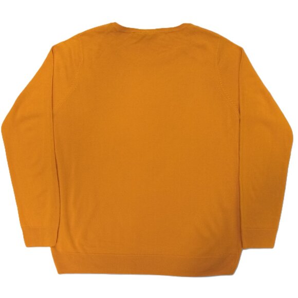 Fig Women's Sweater Long Sleeve Pullover Knit Mustard Size XL - Picture 5 of 7